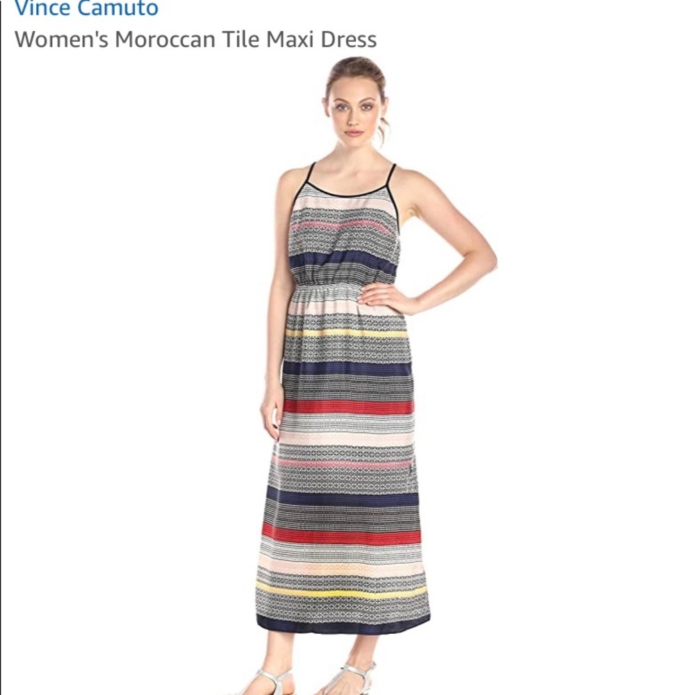 Vince Camuto Moroccan Tile Maxi Dress